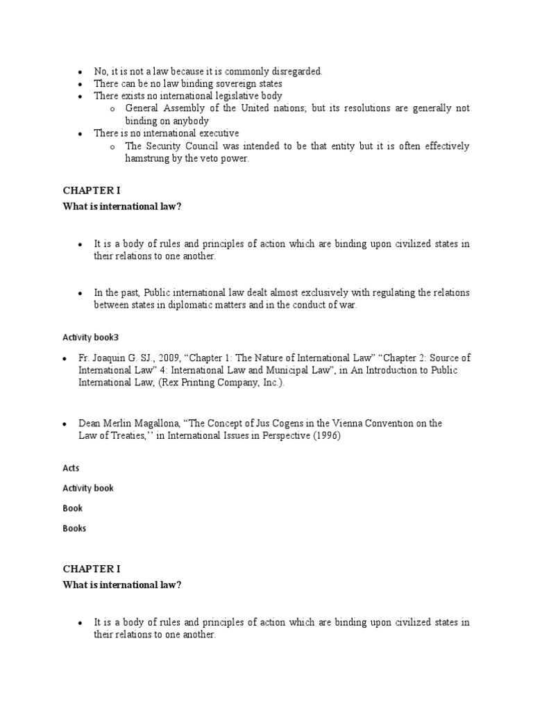 What Is International Law? Activity Book3 PDF