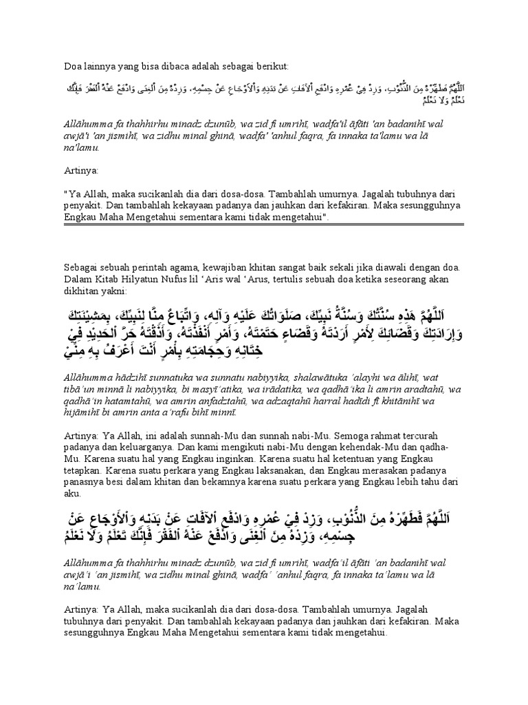 Doa Khitan Pdf