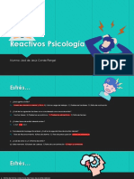 Reactivos Psicología