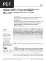 An Efficient Machine Learning Approach For Diagnosing Parkinson's Disease by Utilizing Voice Features