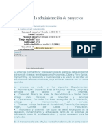 Procesos en La Administración de Proyectos Puntos Extras 1