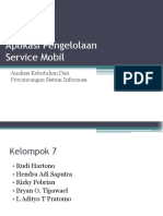 Aplikasi Pengelolaan Service Mobil - Kelompok 7