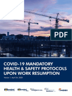 MDC COVID-19 Mandatory Health Safety Protocols Upon Work Resumption - V5 20200513