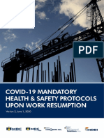 MDC COVID-19 Mandatory Health & Safety Protocols Upon Work Resumption - 060520 Version 2