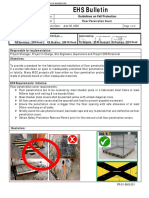 EHS Bulletin 0007 - Floor Penetration Cover