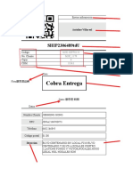 派送信息模版