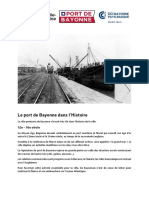 Historique Port de Bayonne