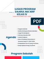 Sosialisasi Program Sdit Daarul Ma'arif Kelas Iv