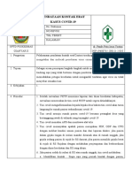 Sop Pendataan Kontak Erat Kasus c19