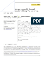 (Jurnal Acuan 1 Paylater) Accounting Finance - 2023 - Powell - The Relationship Between Responsible Financial Behaviours and Financial Wellbeing