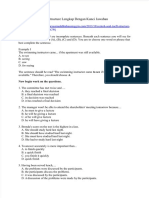 Dokumen - Tips Contoh Soal TOEFL Structure Lengkap Dengan Kunci Jawaban
