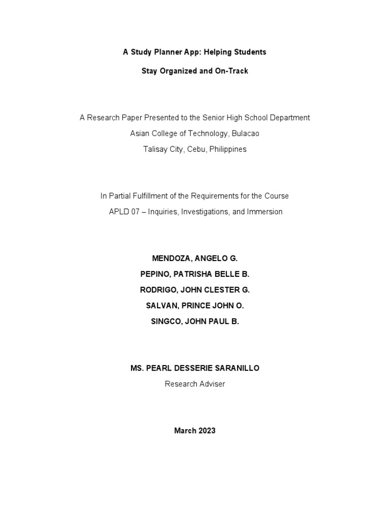 Journal And Planner App