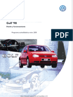 (TM) Volkswagen Manual de Propietario Volkswagen Golf 1998