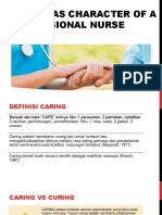 CARING As CHARACTER of PROFESSIONAL NURSE - IND