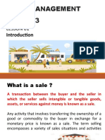 Introduction To Sales