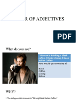 Order of Adjectives