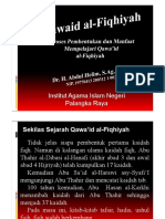 Proses Pembentukan, Kitab-Kitab Dan Tujuan Mempelajari Qawaid Al-Fiqhiyah - Abdul Helim