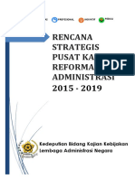 Rencana Strategis Pusat Kajian Reformasi Administrasi
