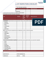 Daily Spill Kit Insp. Checklist