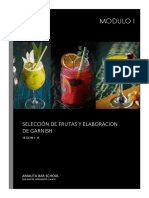 Selección de Frutas y Elaboracion de Garnish