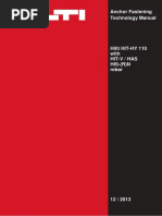 Hilti HIT-HY 200 Technical Data Sheet | PDF | Strength Of Materials | Drill