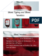 Blood Typing and Genetics of ABO 2015
