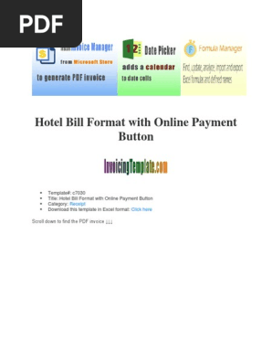 Hotel Bill Format With Online Payment (1)