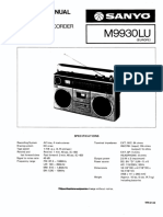 M9930lu SM Sanyo en Text