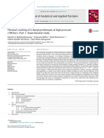 Thermal Cracking of N-Butylcyclohexane at High Pressure (100 Bar) - Part 1: Experimental Study