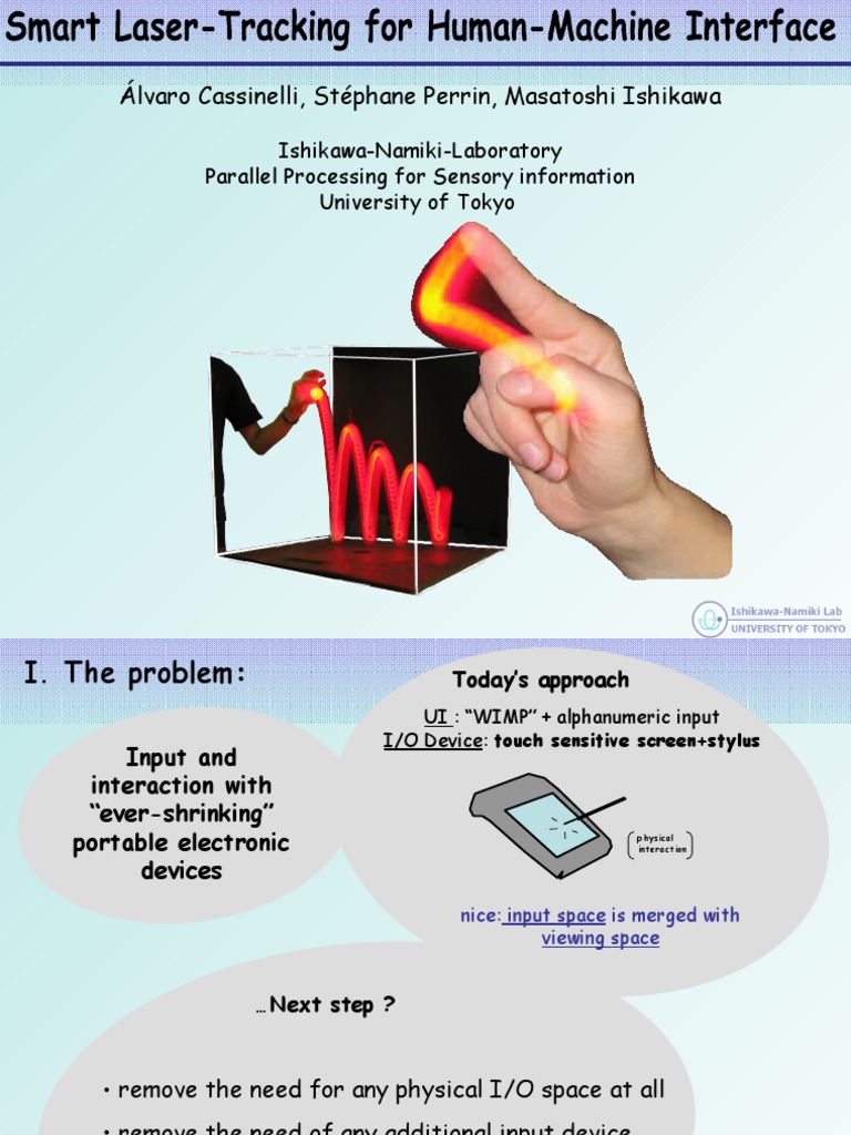 3D Input Device Using Laser Tracking | PDF | Laser | Input/Output