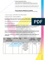 Declaration of Beneficial Ownership For Companies