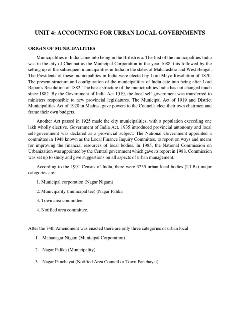 AGLB 4th Chapter Notes PDF Accounting Fund Accounting