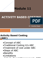 Module 11. Activity Based Costing