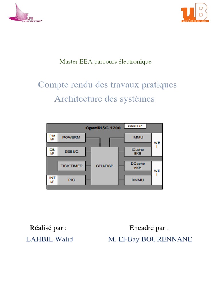 Compte Rendu Architecture Systèmes | PDF | Programmation | Programme ...