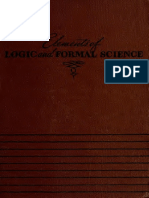 Elements of Logic and Formal Science (C. West Churchman) (Z-Library)