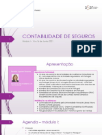 Apresentação - CONTABILIDADE DE SEGUROS