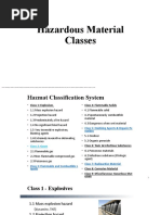 Hazardous Material Classes