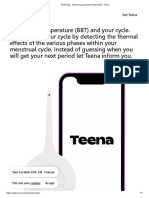 Technology - Measuring Basal Body Temperature - Teena