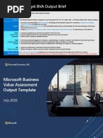 Business Value Assessment Template