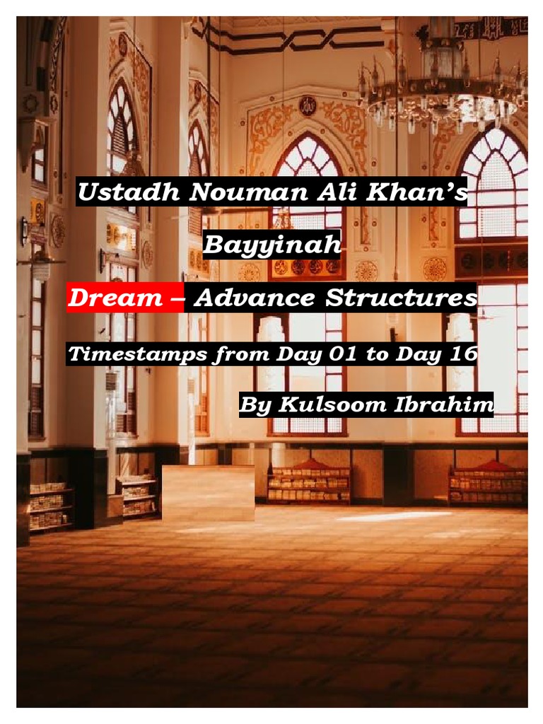 ustadh-nouman-ali-khan-s-bayyinah-dream-advance-structures-pdf