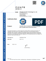 JaSolar Certificate CE Certificate EN