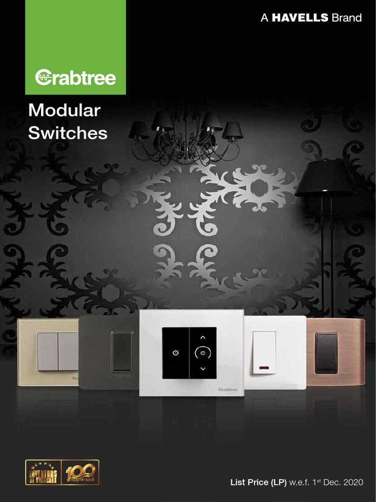 Crabtree Modular Switches Price List | PDF | Electrical Engineering ...