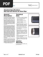 Original Groove System (OGS) Groove Specifications: Dimensions | PDF ...
