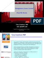 APM01 PM Lessons Learned From The Movies 110211