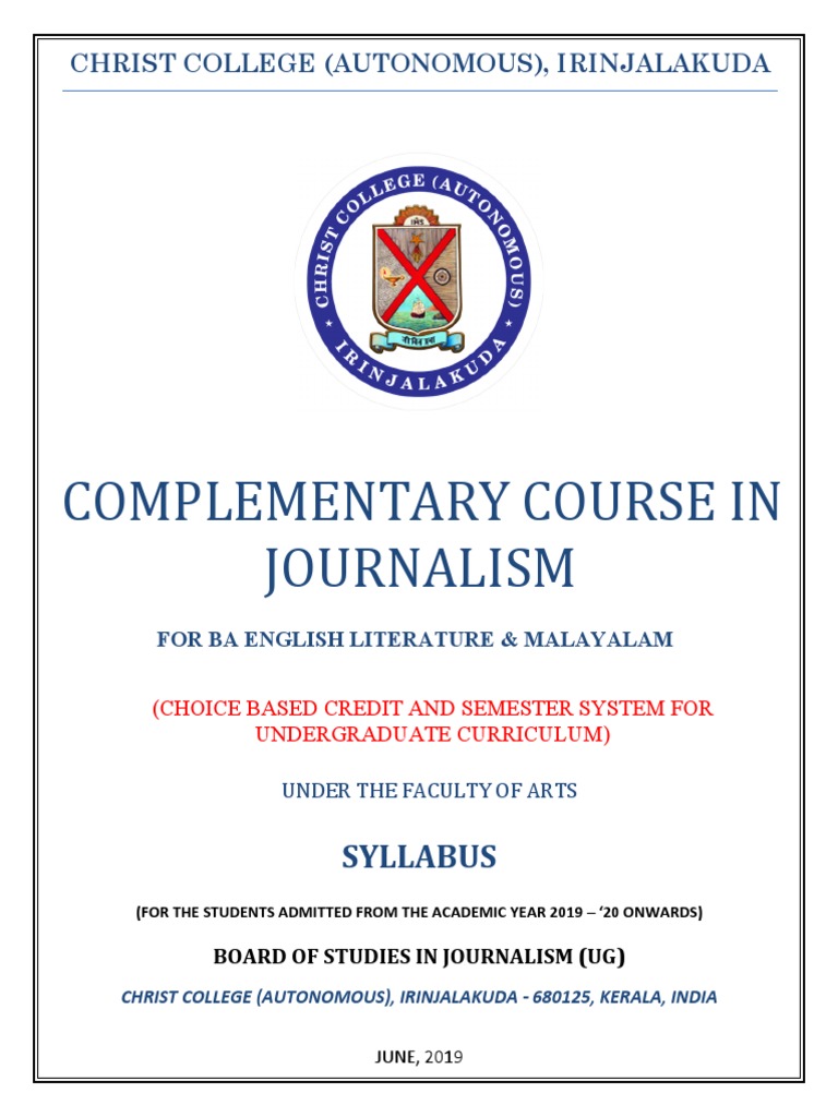 Journalism 2019 PDF News Editing