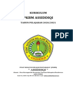 Dokumen Kurikulum PKBM Assiddiqi 2020-2021