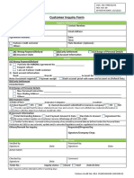 FRM - CS - 03 - Customer Inquiry Form REV00
