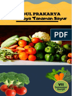 modul ajar Prakarya materi Budi daya Tanaman Sayur