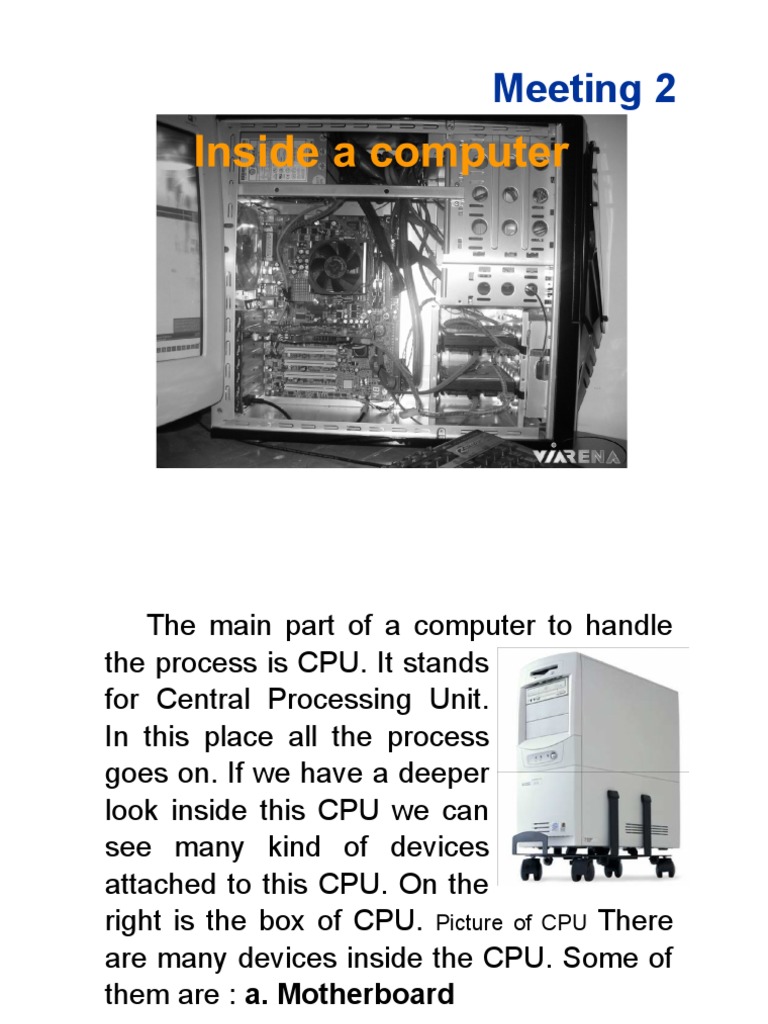 Parts and Functions of a CPU | PDF | Central Processing Unit | Random ...