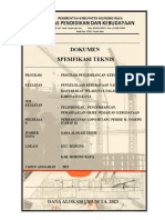 Spesifikasi Teknis Pembangunan Lopo Betang Tahap Ii